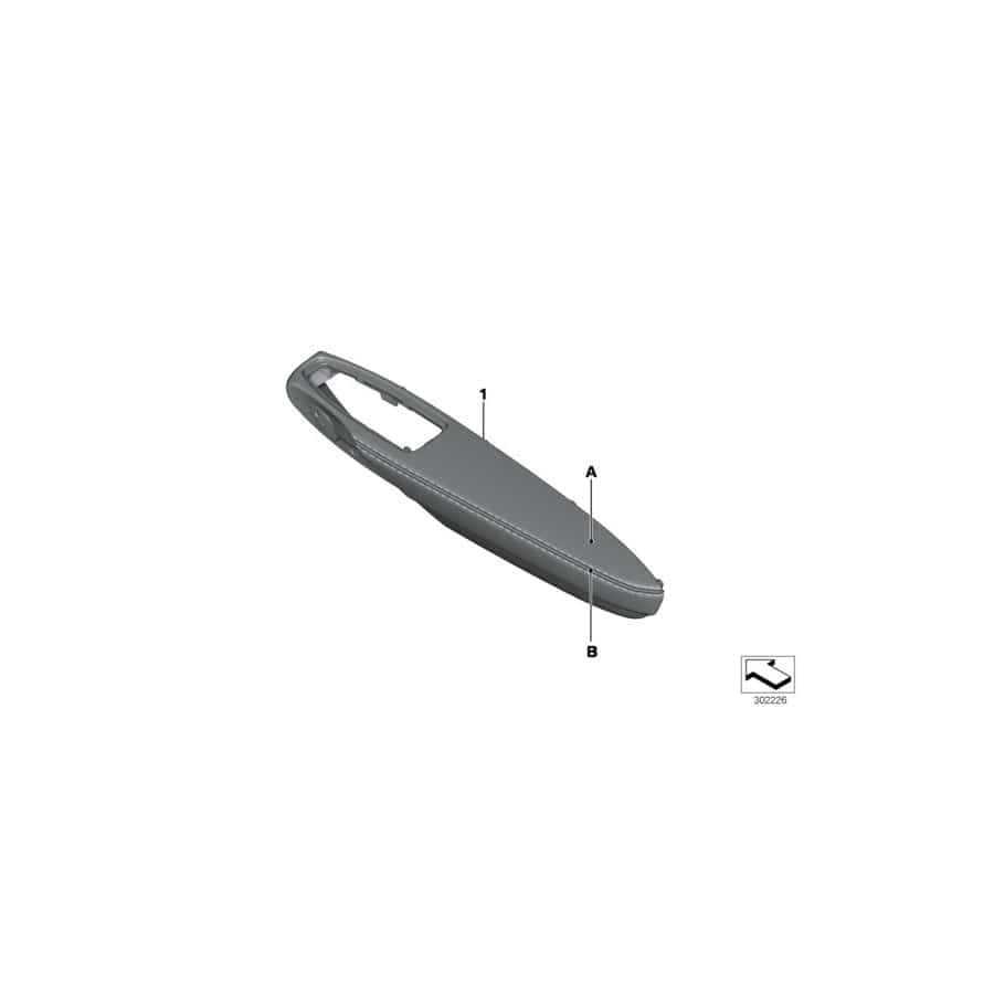 Genuine BMW 51417986394 F33 F82 F32 Armrest In Leather, Front Right INDIVIDUAL (Inc. 420i, 440iX & 425d)