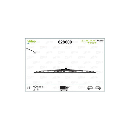 Valeo Optiblade Trucks 628600 Wiper Blade