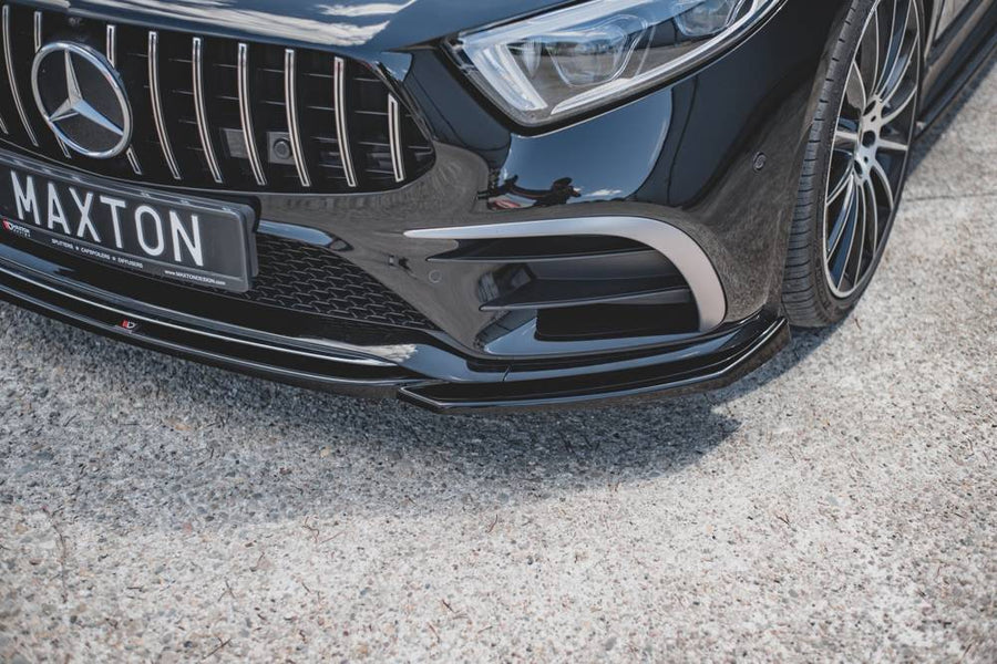 Maxton Design Mercedes Benz CLS-Class C257 AMG-Line Front Splitter V.1