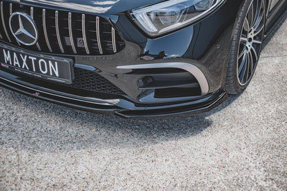 Maxton Design Mercedes Benz CLS-Class C257 AMG-Line Front Splitter V.1