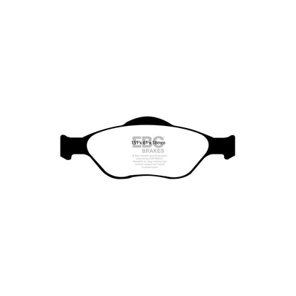 EBC PDKF728 Ford Mazda Ultimax Front Brake Pad & Plain Disc Kit 2 | ML Performance UK Car Parts