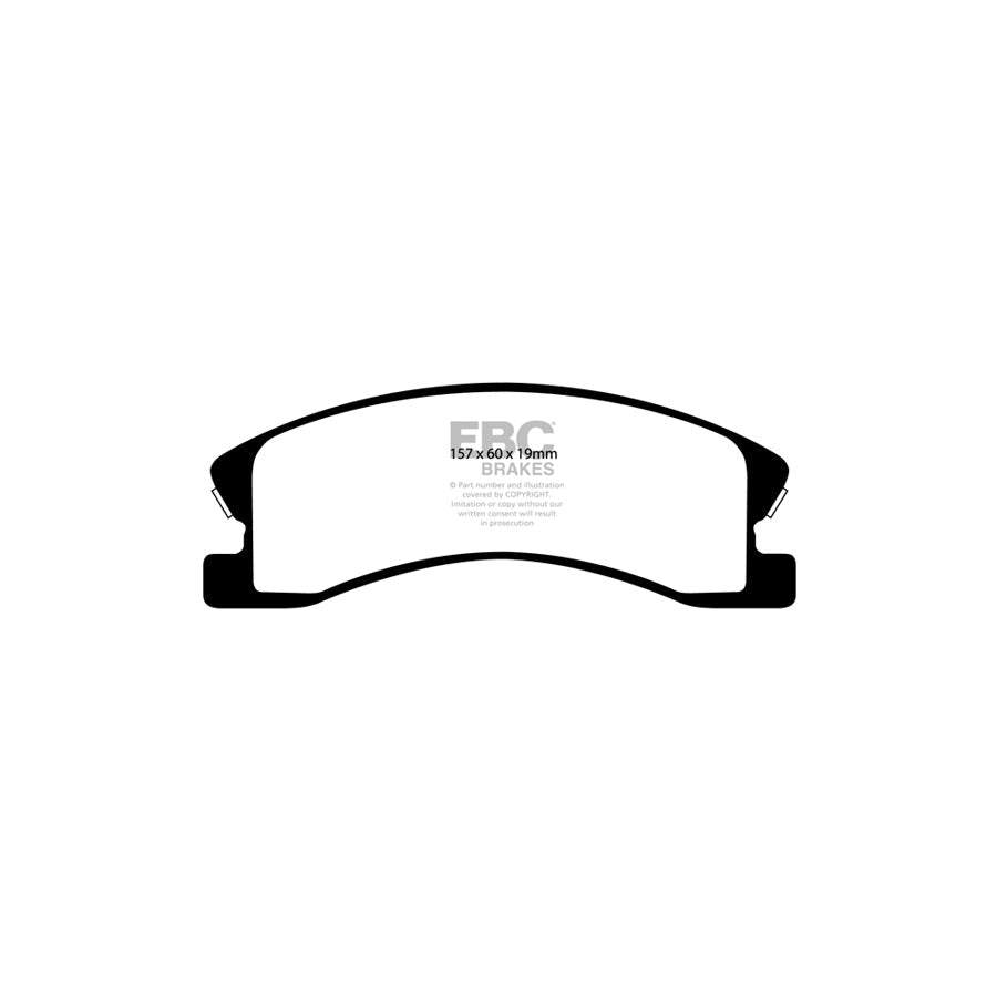 EBC DP1664 Jeep Grand Cherokee Ultimax Front Brake Pads - ATE Caliper 2 | ML Performance UK Car Parts