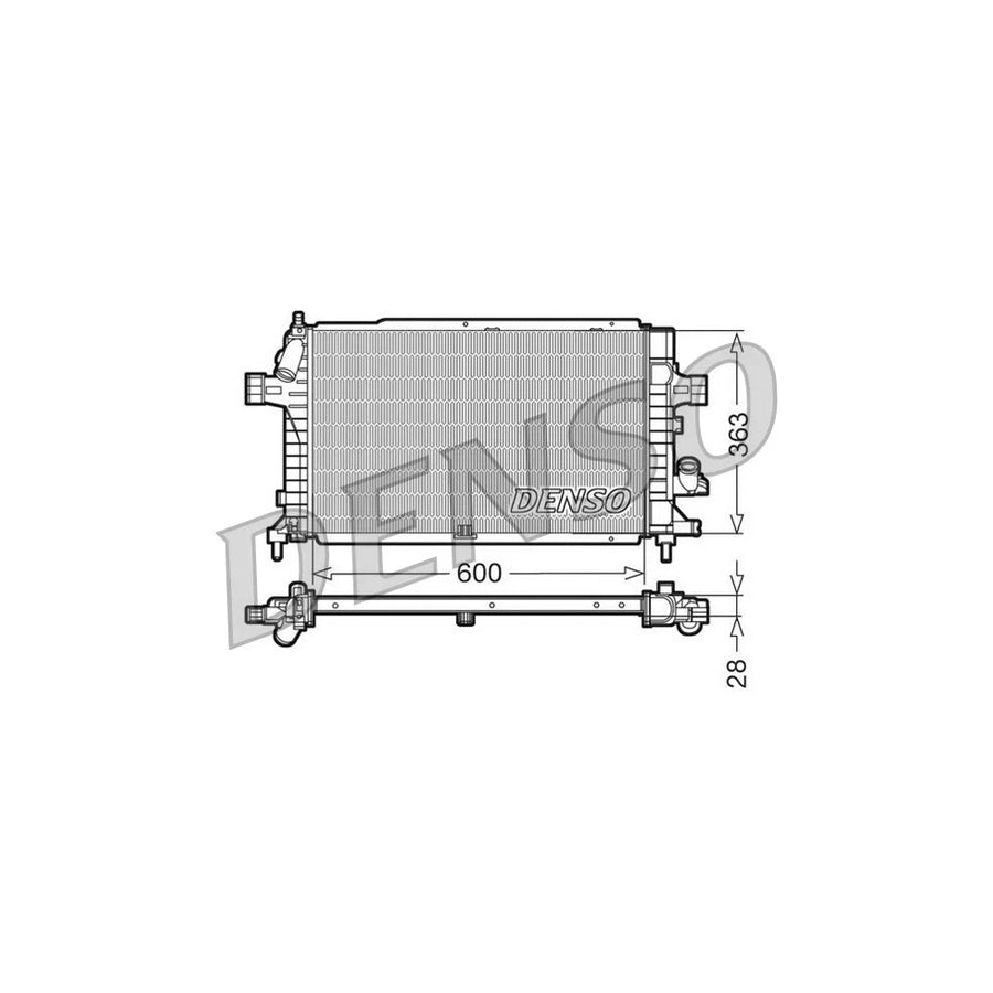 DENSO DRM20102 Engine Radiator