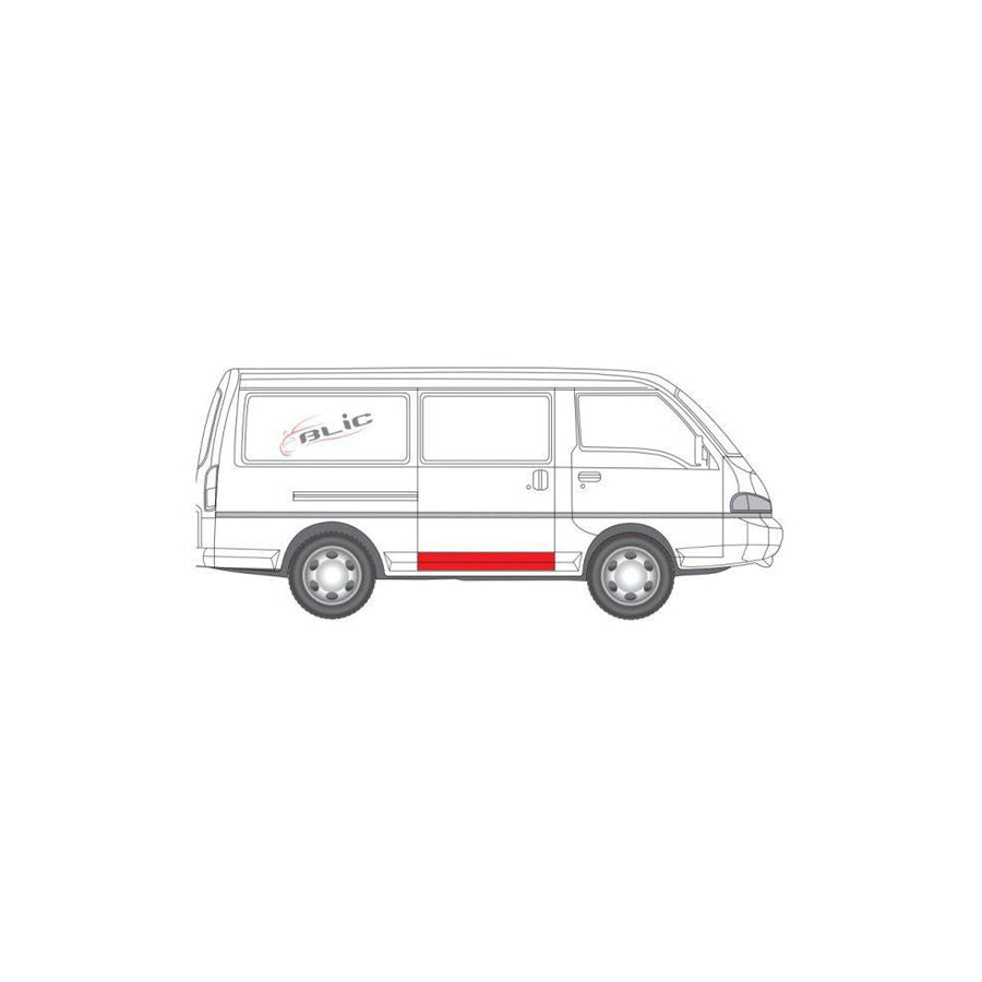 Blic 6508-01-3195151P Door, Body for Hyundai H100