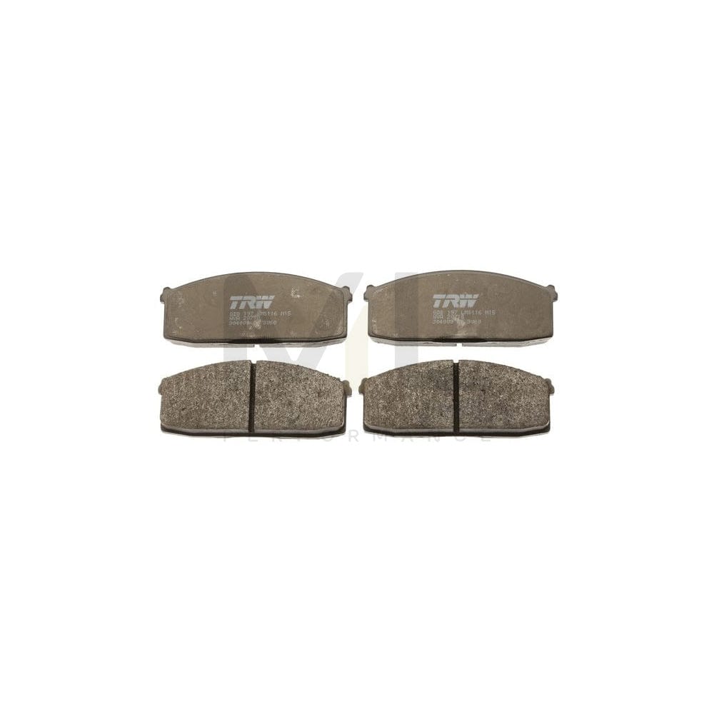 TRW Gdb197 Brake Pad Set Not Prepared For Wear Indicator