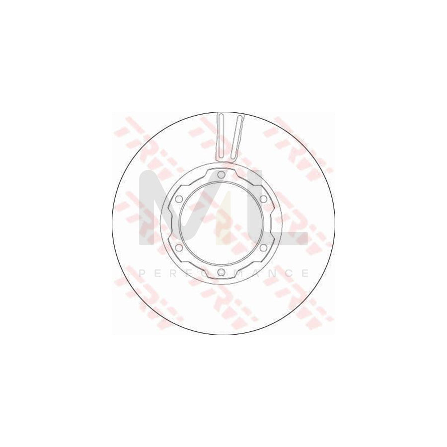 TRW DF4145 Brake Disc  - 1 piece