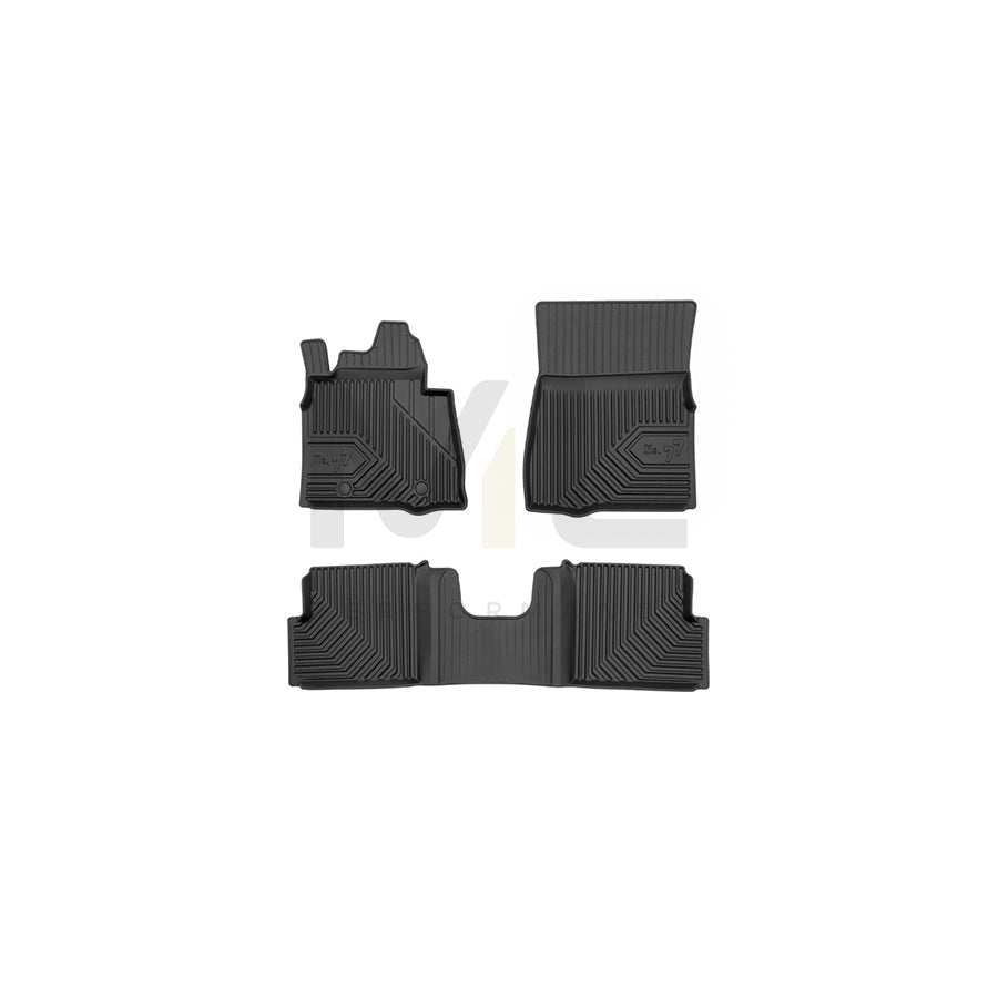 FROGUM Tailored, No.77 77425934 Floor mat set suitable for MERCEDES-BENZ G-Class Elastomer, Front and Rear, Quantity: 3, Black, (LHD)