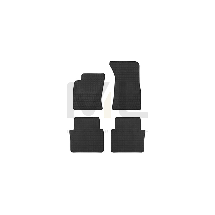 FROGUM Tailored 547761 Floor mat set for AUDI A8 D3 (4E2, 4E8) Elastomer, Front and Rear, Quantity: 4, Black, (LHD)