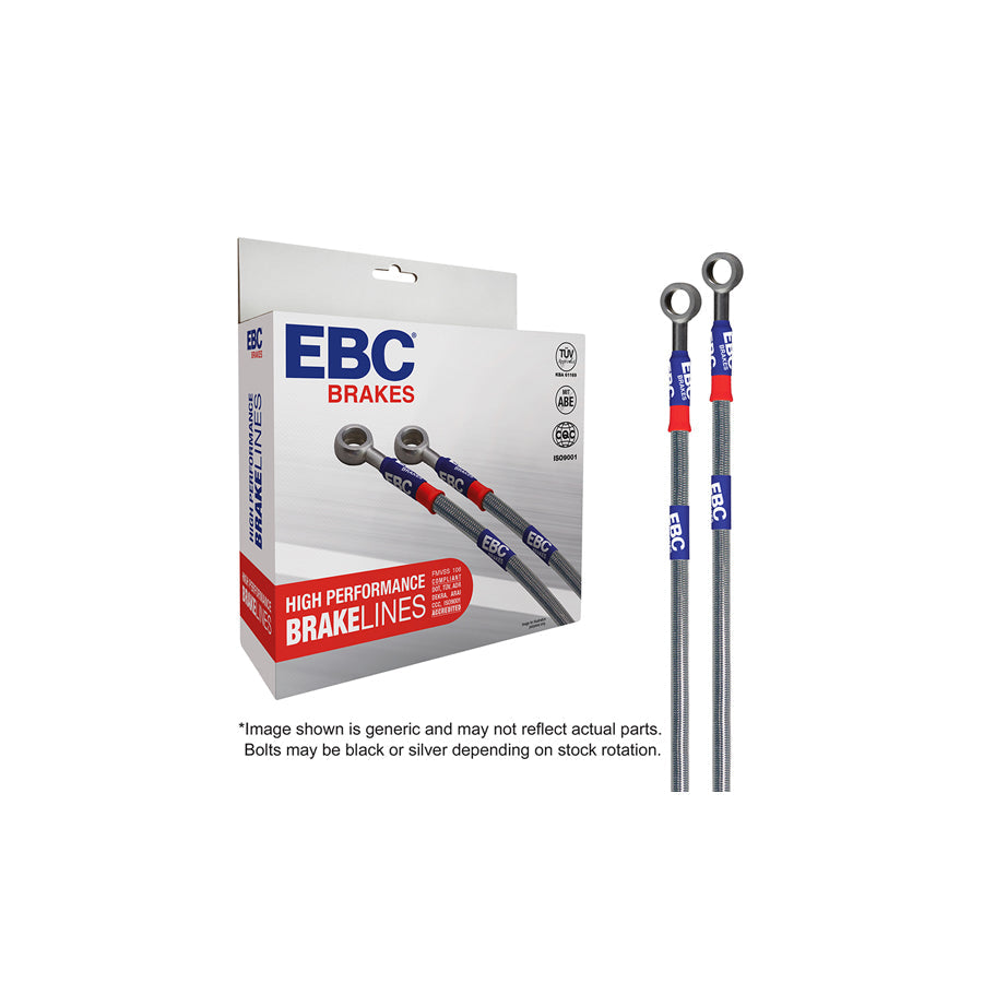 EBC PLK1021 BMW Yellowstuff Pads and Brake Line Performance Pack - Brembo Caliper 4 | ML Performance UK Car Parts