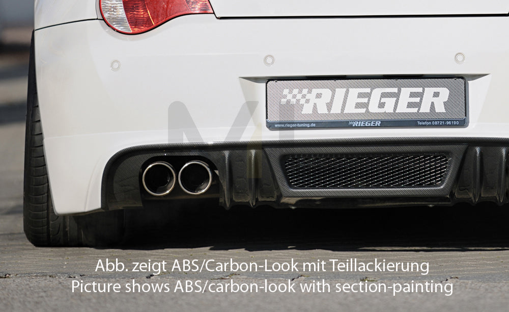 Rieger 00099856 BMW Z4 E85 Rear Diffuser 3 | ML Performance UK Car Parts