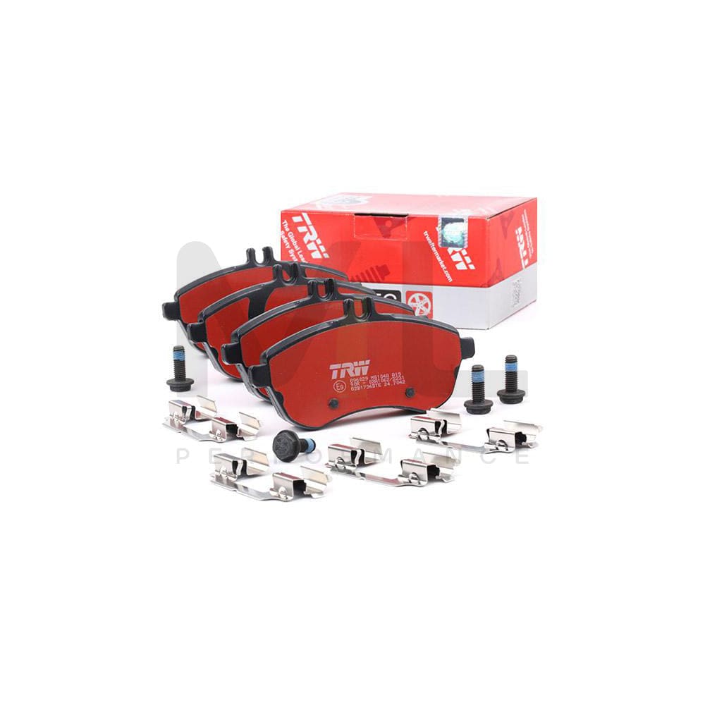 TRW Dtec Cotec Gdb1736Dte Brake Pad Set Prepared For Wear Indicator, With Brake Caliper Screws, With Accessories