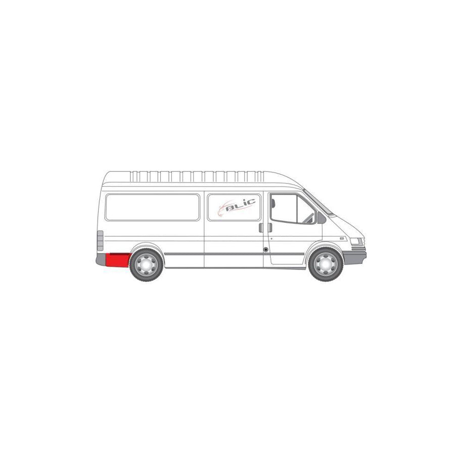 Blic 6508-01-2515604P Wing Fender for Ford Transit
