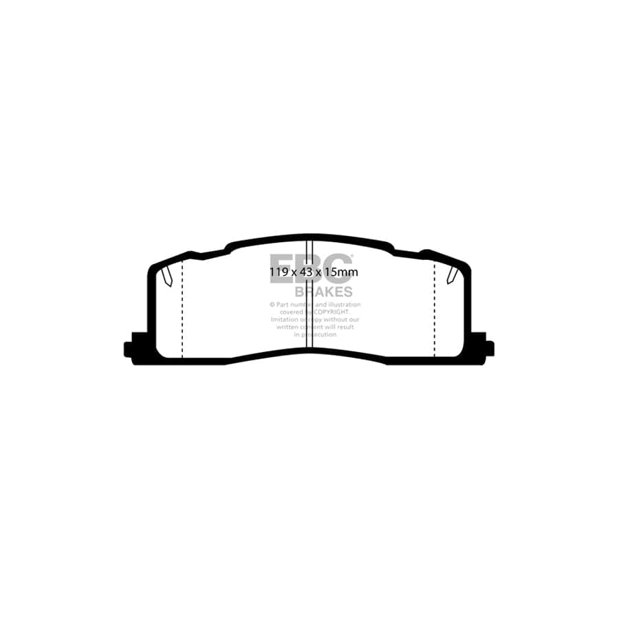 EBC PD40K1852 Toyota Ultimax Pad & Plain Disc Kit (Inc. Estima, Lucida, Previa) 3 | ML Performance UK Car Parts