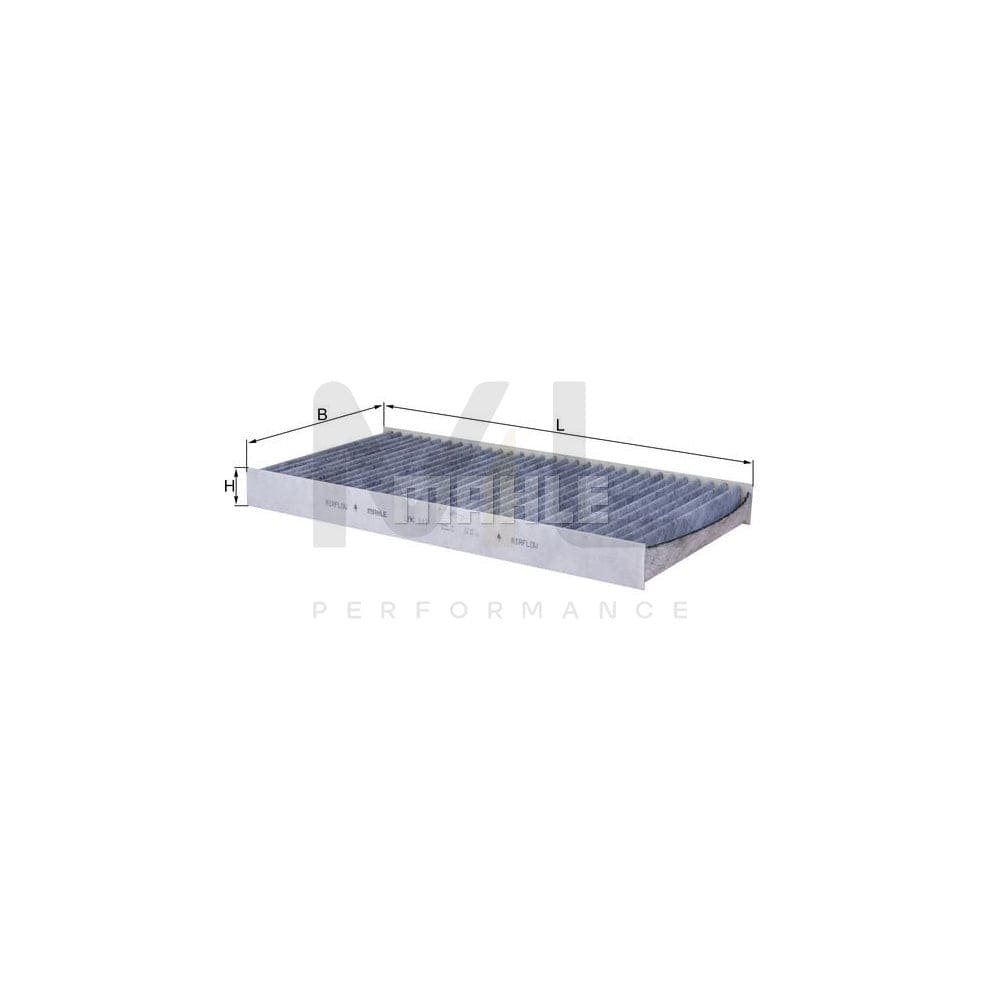 MAHLE ORIGINAL LAK 117 Pollen filter Activated Carbon Filter