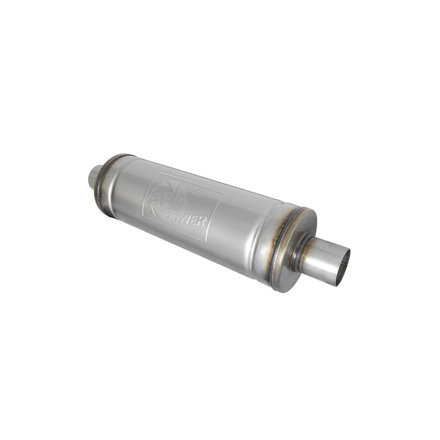 aFe 49M00021 2-1/2 IN ID Center/Center 18 IN L x 6 IN Dia - Round Body Muffler