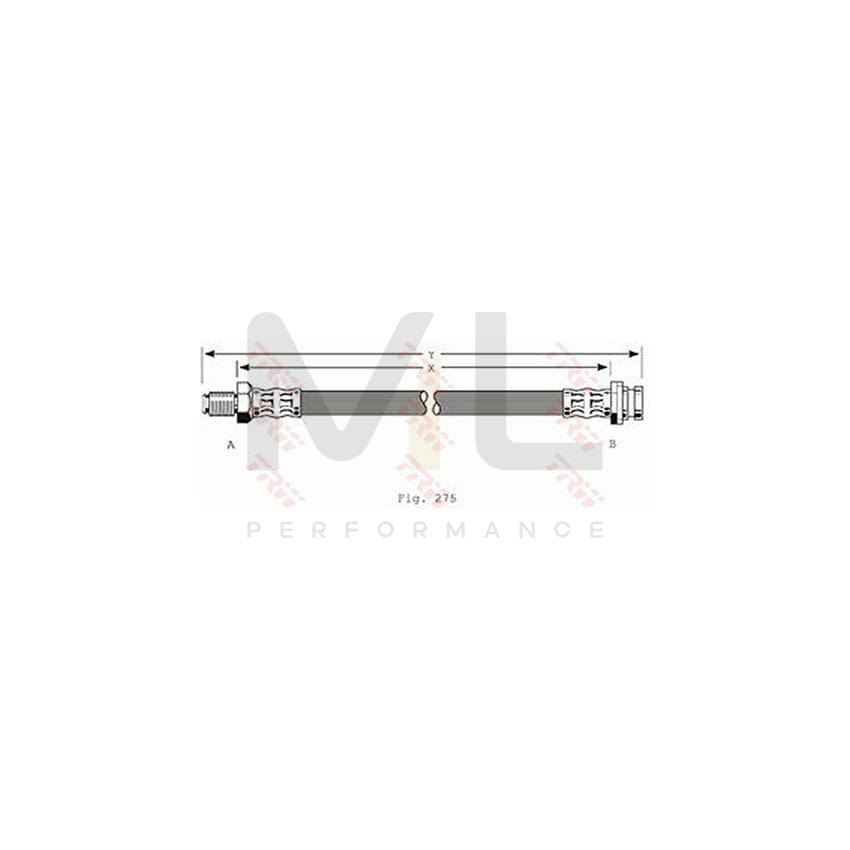 TRW PHB381 Brake Hose for FORD SCORPIO 340mm, M10x1