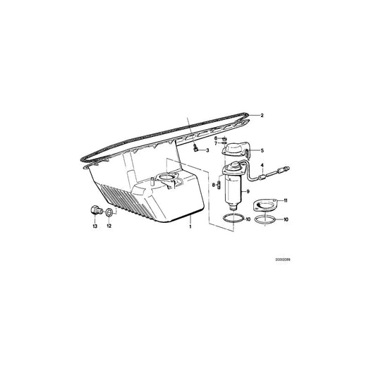 Genuine BMW 11132242194 E30 E34 Oil Pan (Inc. 324td, 524td & 324d)