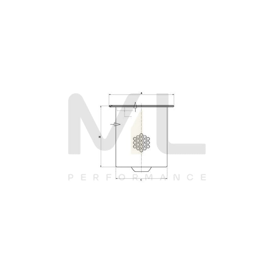 MANN-FILTER LE 6009 x Filter, compressed air system
