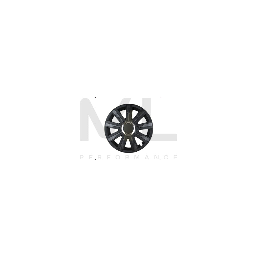 LEOPLAST MIRAGE CARBON 15 Wheel trims 15 Inch Carbon