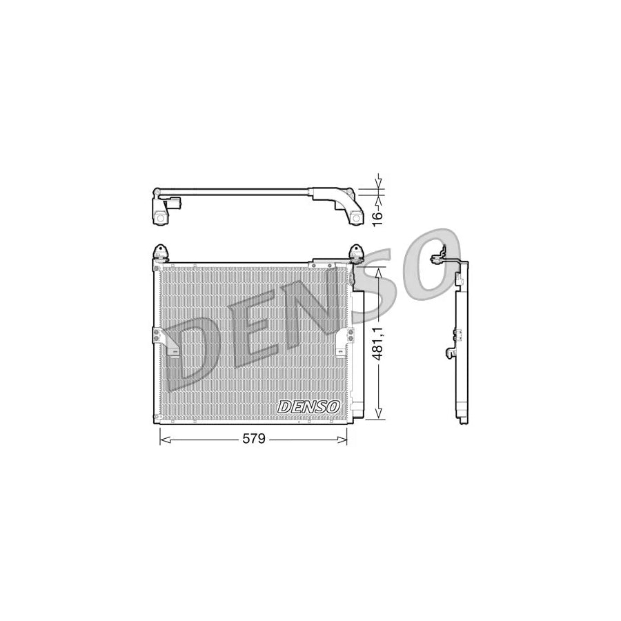 DENSO DCN50019 Air Conditioning Condenser for Toyota Land Cruiser Prado 150 (J150)