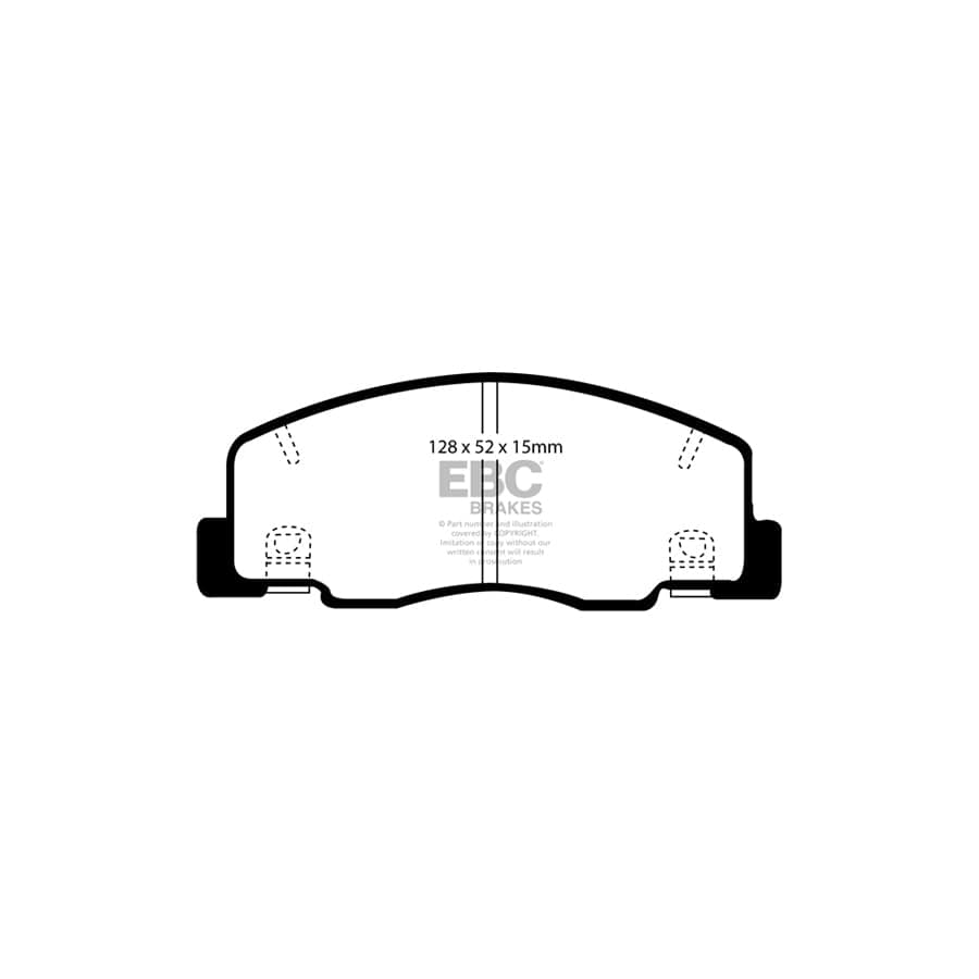 EBC PD40K1852 Toyota Ultimax Pad & Plain Disc Kit (Inc. Estima, Lucida, Previa) 2 | ML Performance UK Car Parts