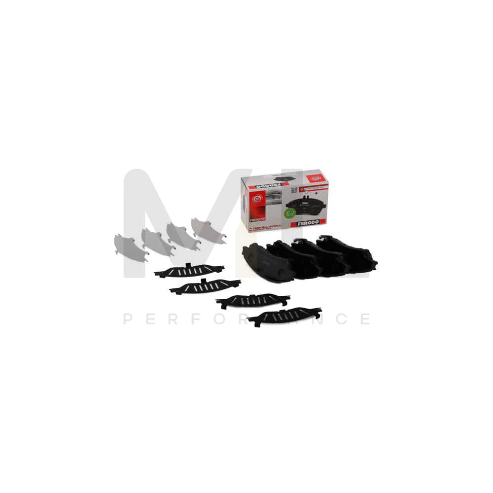 Ferodo Premier Eco Friction FDB4884 Brake Pad Set With Acoustic Wear Warning, Without Accessories