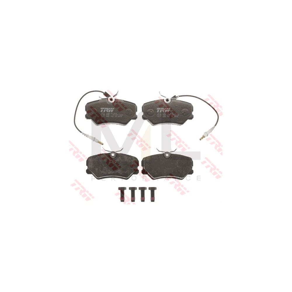 TRW Cotec Gdb793 Brake Pad Set For Peugeot 405 Incl. Wear Warning Contact, With Brake Caliper Screws, With Accessories