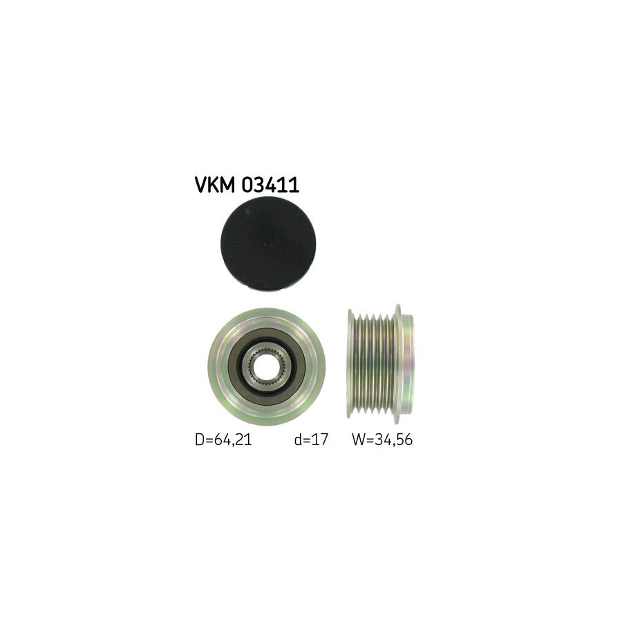 Skf Vkm 03411 Alternator Freewheel Clutch
