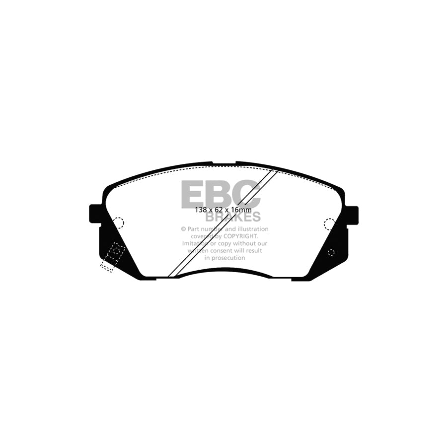 EBC PD40K2187 Kia Ultimax Pad & Plain Disc Kit (Inc. Cee'd JD & Pro-Cee'd JD) 2 | ML Performance UK Car Parts