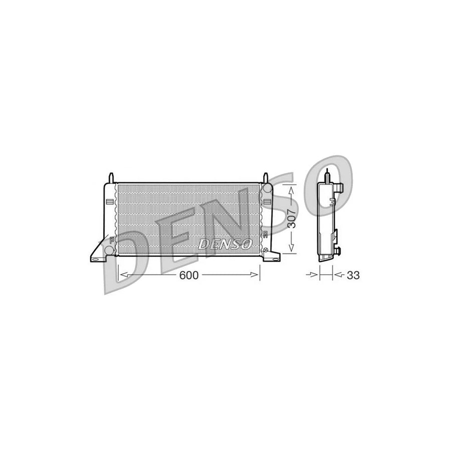DENSO DRM10021 Engine Radiator