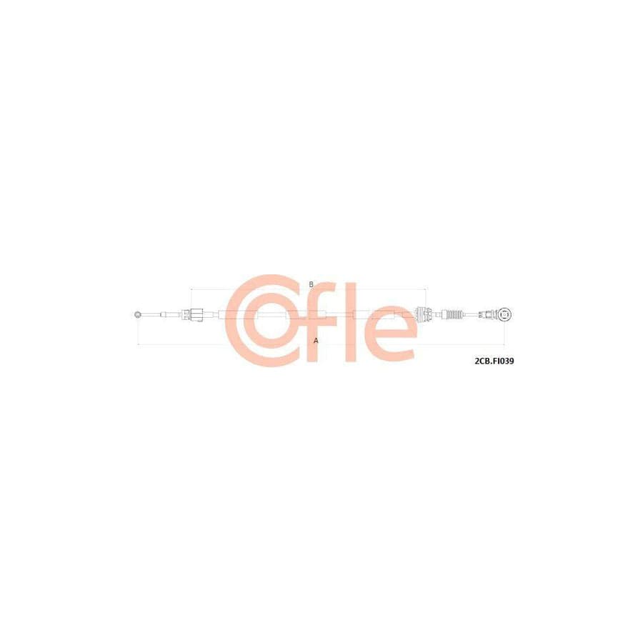 Cofle 92.2Cb.Fi039 Cable, Manual Transmission for Fiat 500L (351, 352)