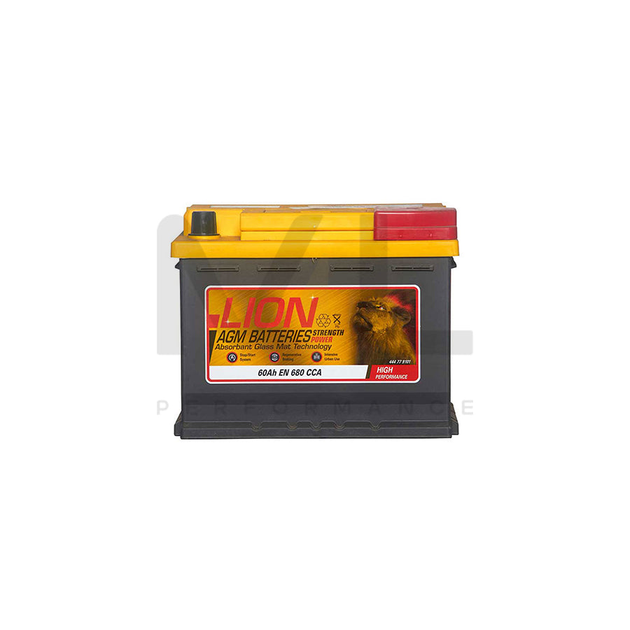 Lion AGM 027 Car Battery - 3 Year Guarantee