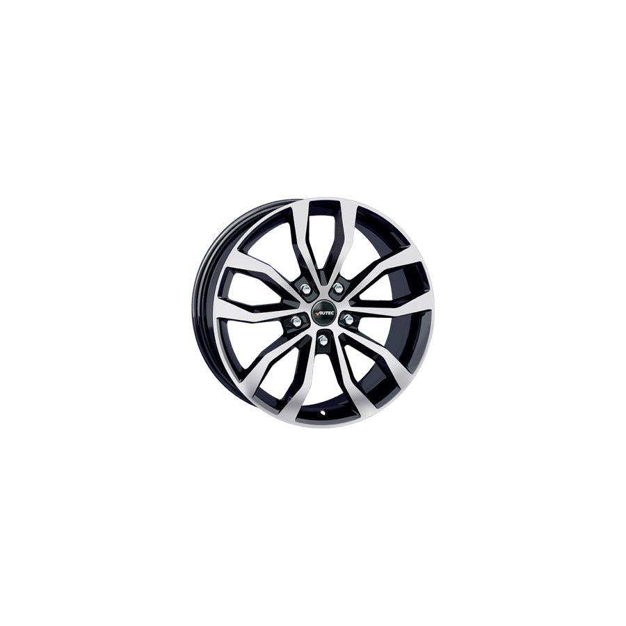 Autec Uteca 9x21 ET22 U9021225075111 Black Polished Wheel