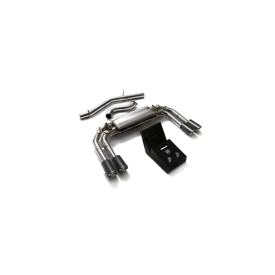 Armytrix AUVS5-QC11 Valvetronic Exhaust System Audi S3 8V 2.0 2013-2021 with Quad Carbon Fiber 3.5"