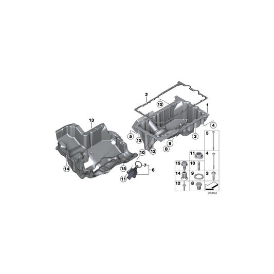 Genuine BMW 11137640183 F25 F26 Threaded Bolt (Inc. X4 28iX, X4 20iX & X3 28i)
