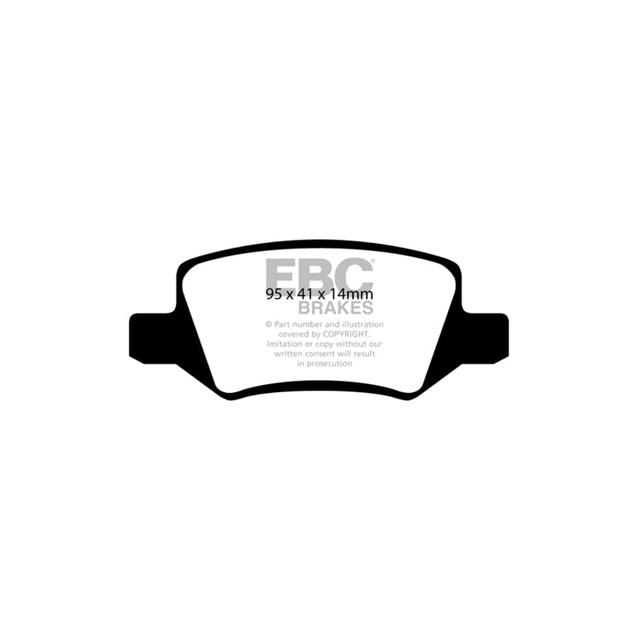 EBC PD40K1253 Mercedes-Benz Vaneo Ultimax Pad & Plain Disc Kit 3 | ML Performance UK Car Parts