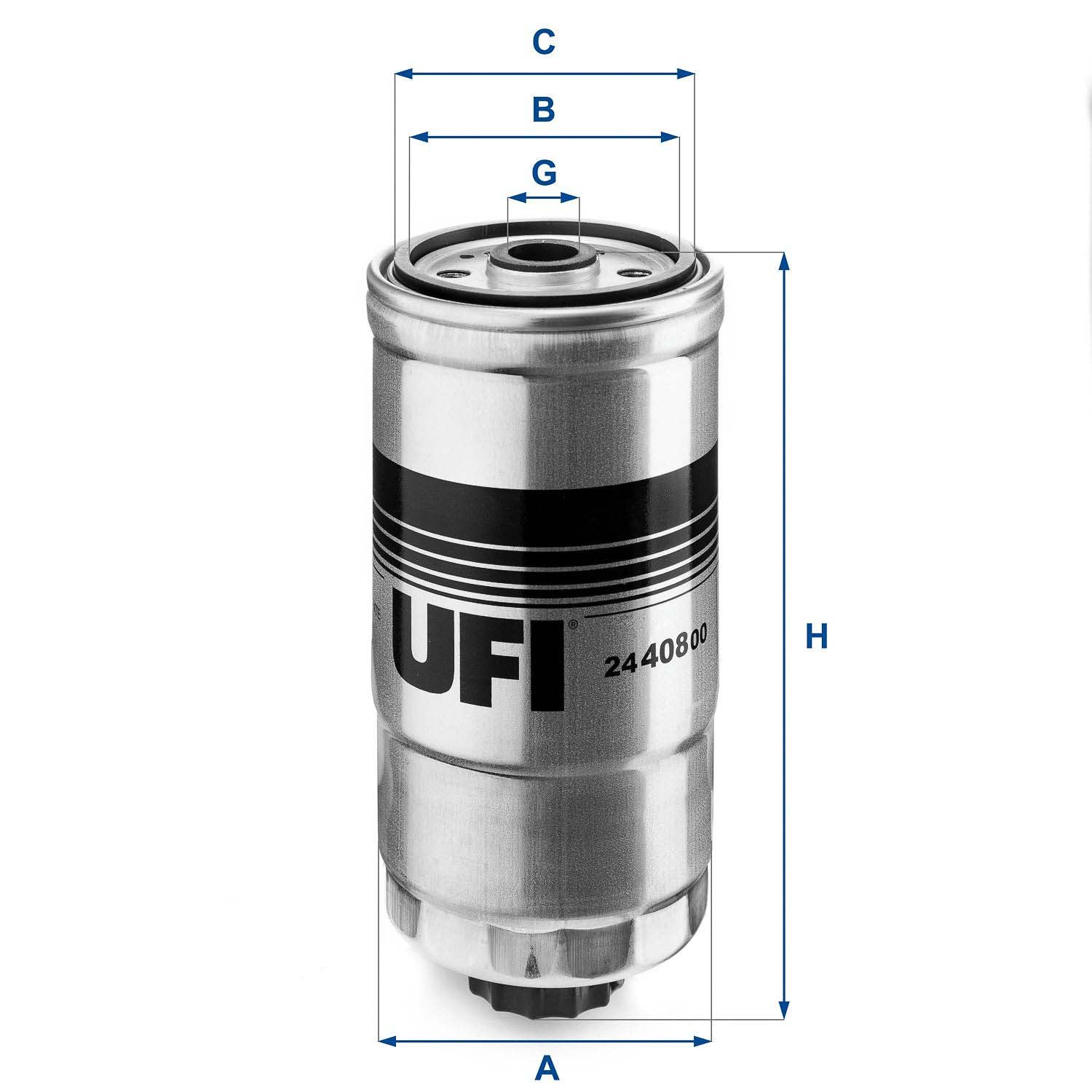 UFI 24.408.00 Fuel Filter