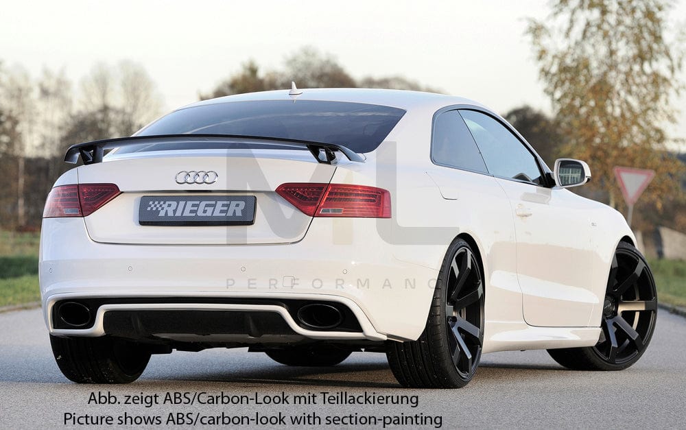 Rieger 00055470 Audi B8 B81 Rear Diffuser (A5 & S5) 5 | ML Performance UK Car Parts