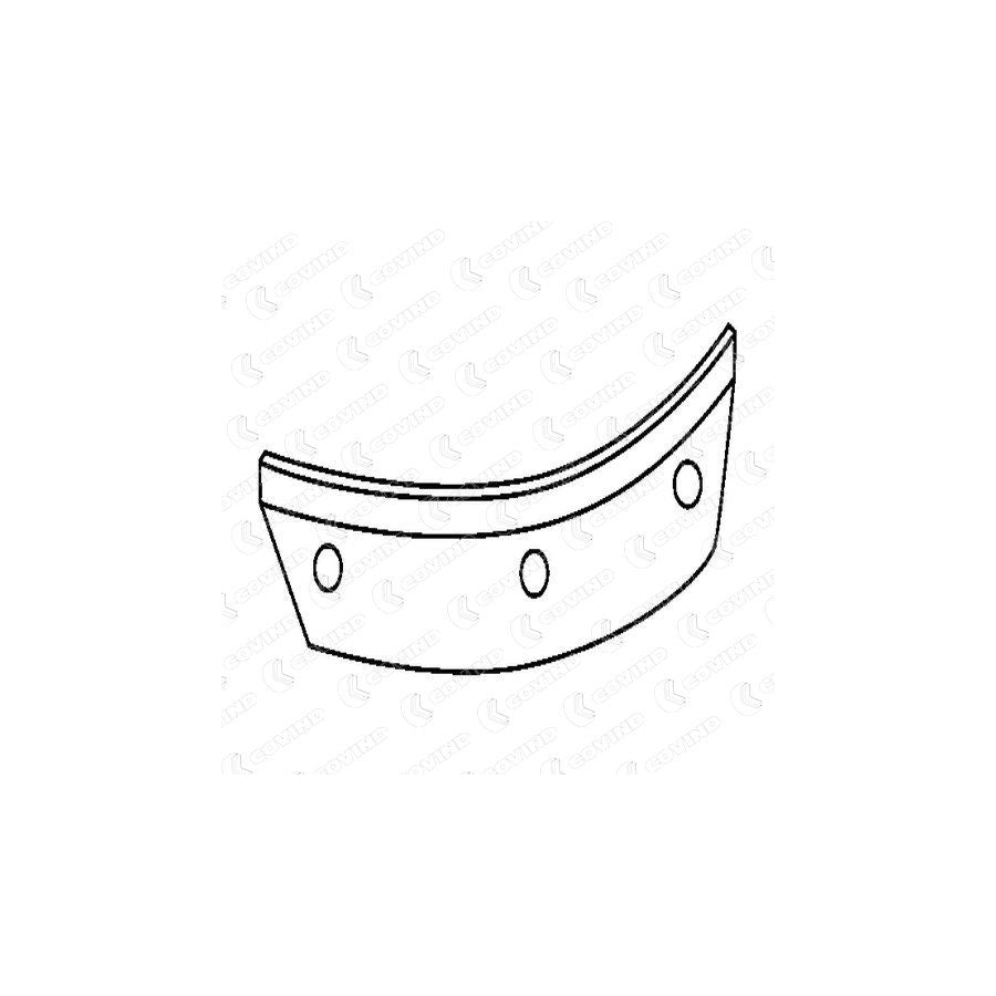 Covind 240/163 Air Deflector, Driver Cab