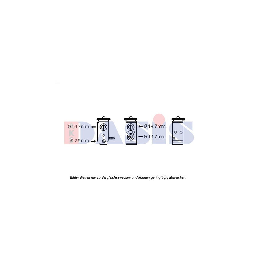 AKS Dasis 840204N AC Expansion Valve for KIA Picanto II (Ta)