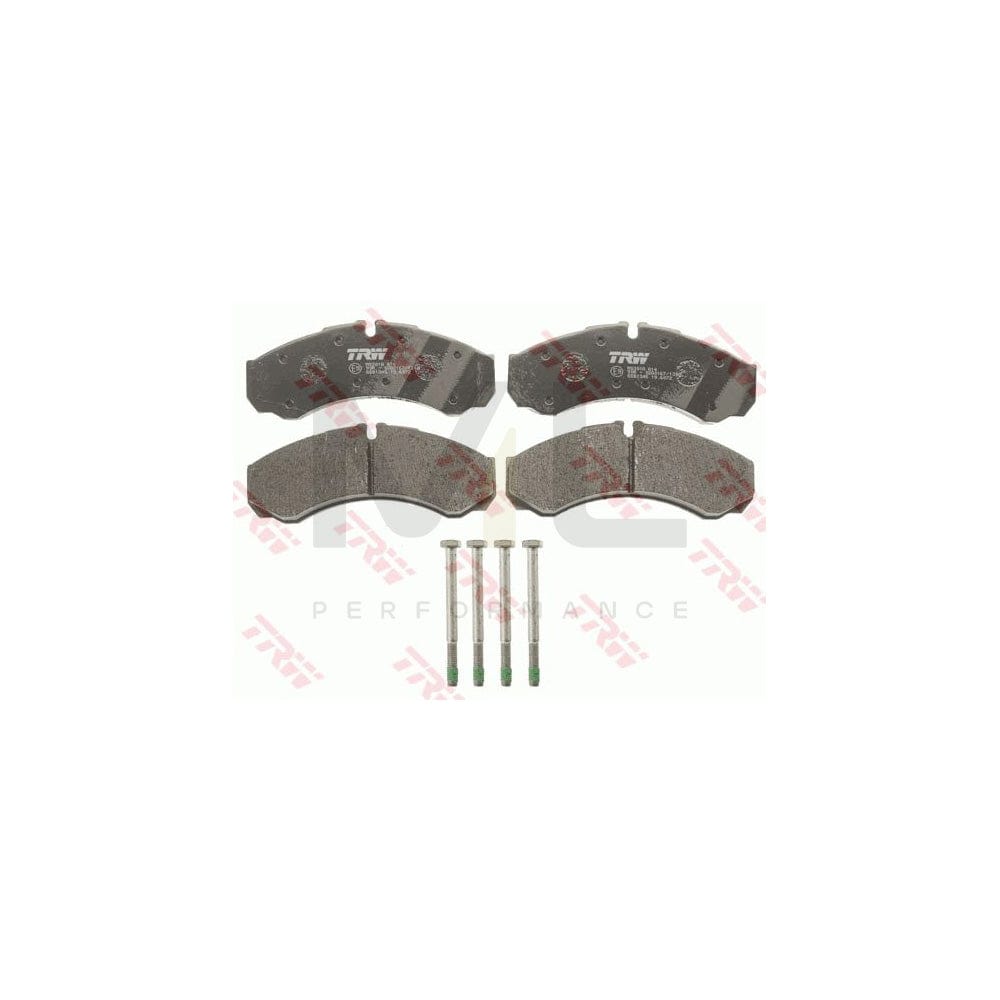 TRW Cotec Gdb1345 Brake Pad Set Prepared For Wear Indicator, With Brake Caliper Screws, With Accessories