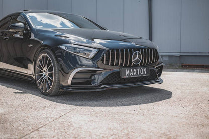 Maxton Design Mercedes Benz CLS-Class C257 AMG-Line Front Splitter V.3