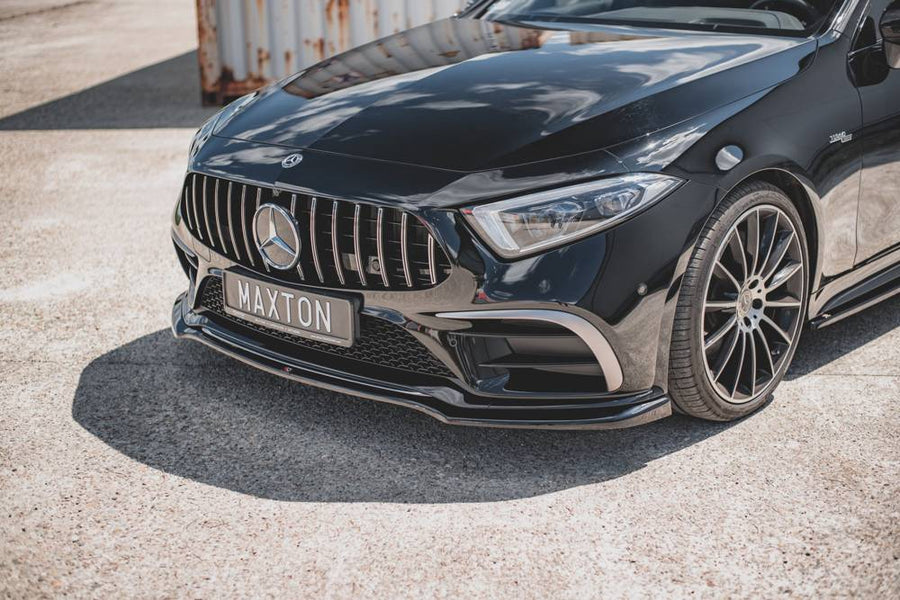 Maxton Design Mercedes Benz CLS-Class C257 AMG-Line Front Splitter V.3