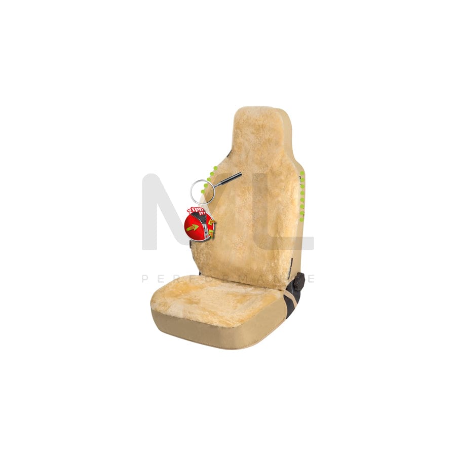 WALSER 20022 Car seat cover Beige, Sheepskin