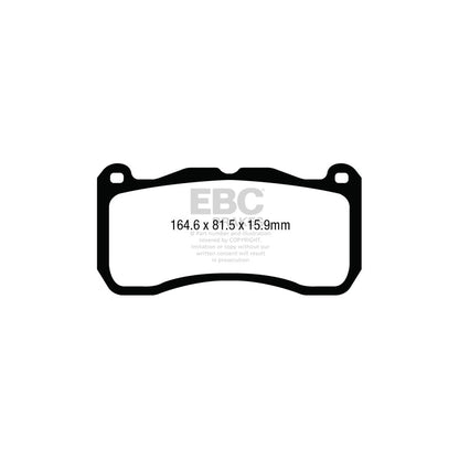EBC DP53013NDX Ford Mustang Bluestuff NDX Front Brake Pads  2 | ML Performance UK Car Parts
