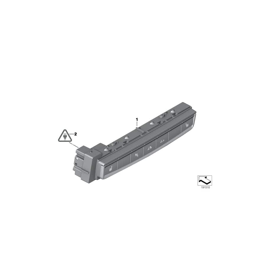 Genuine BMW 61319227820 E89 Switch Unit, Center Console (Inc. Z4 18i, Z4 20i & Z4 28i)