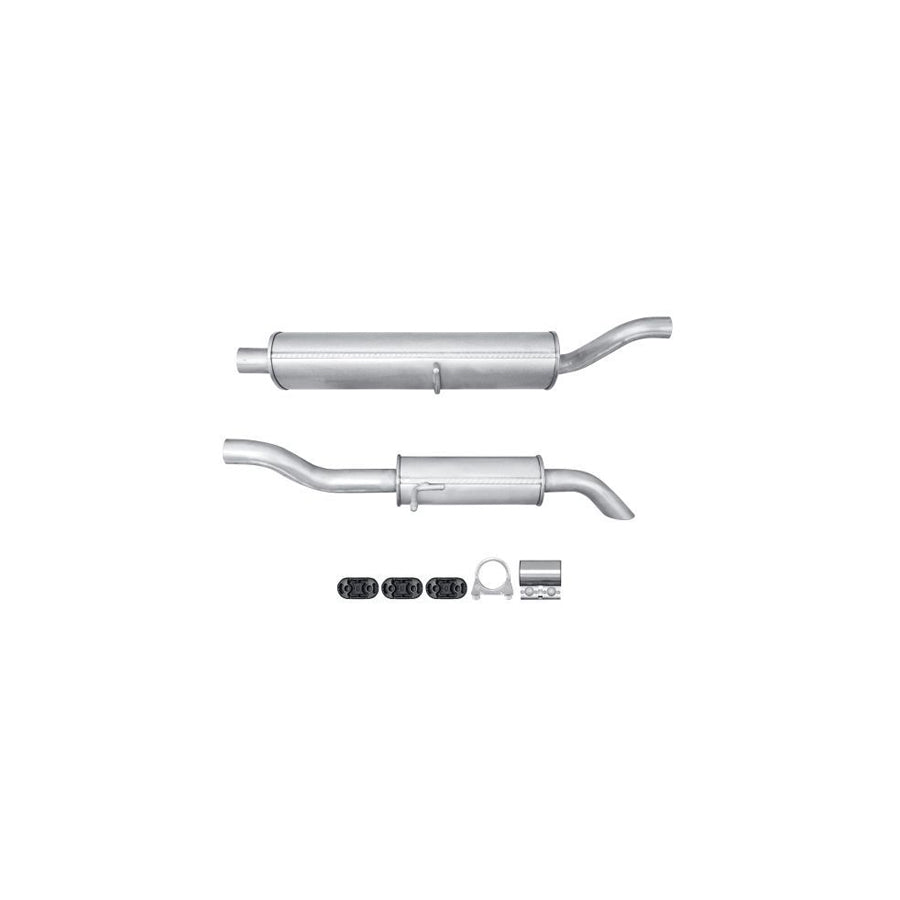Hella 8LD 366 035-011 Rear Silencer For Chrysler Voyager / Grand Voyager III (GS)
