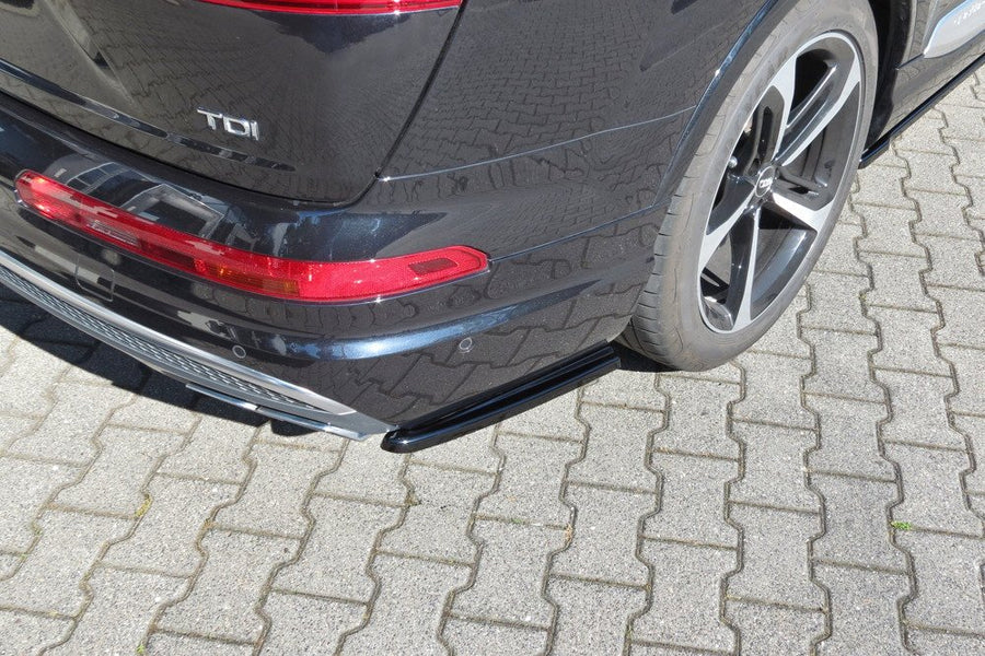 Maxton Design AU-SQ7-2-RSD1T Rear Side Splitters Audi SQ7 / Q7 S-Line MK2 | ML Performance UK Car Parts