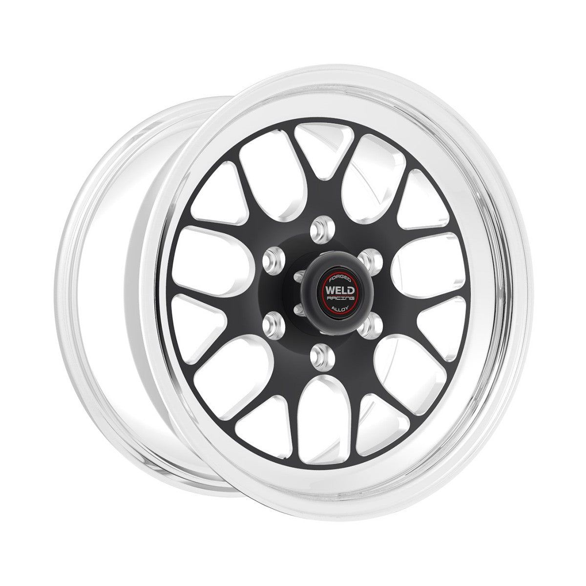 Weld 77LB0080E55A S77 Hd Wheel 20x8 6x5.5 ET25 BS5.5 Black Center - Polished Shell
