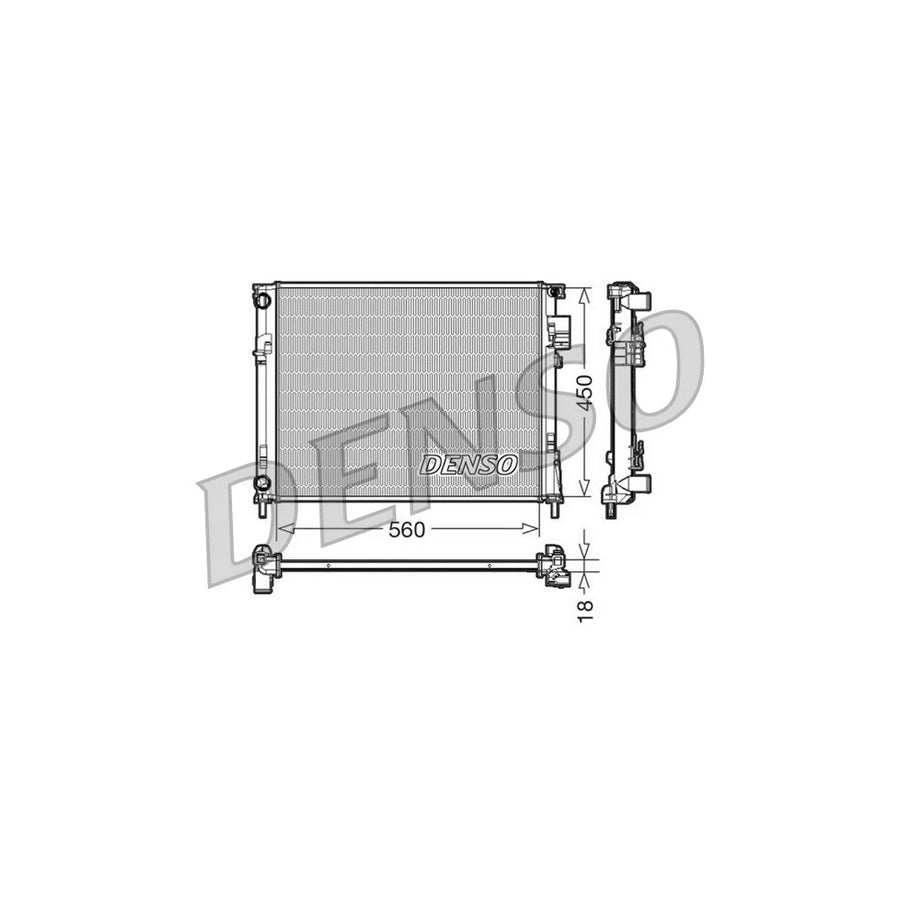 DENSO DRM23095 Engine Radiator